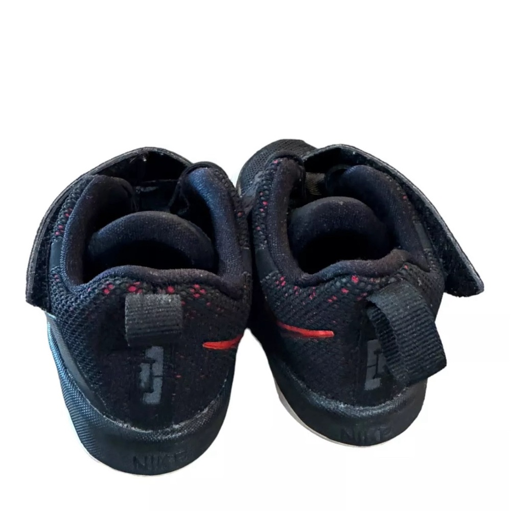 Nike LeBron James XIV Toddler Sneakers Size 7C Authentic (TD) Black/Red - Picture 3 of 6